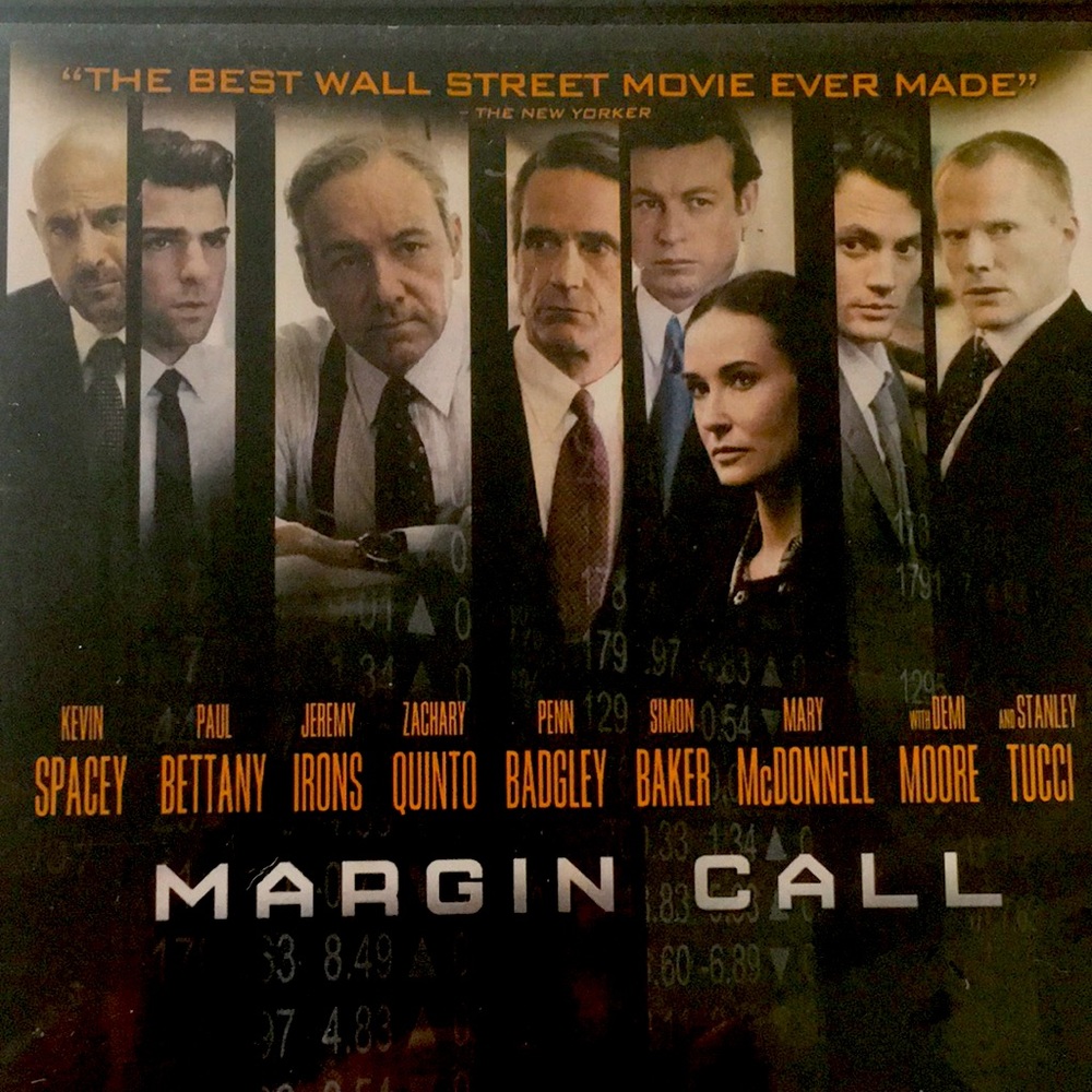 🍿 4/$20 Margin Call DVD Kevin Spacey Wall Street Financial Thriller Widescreen